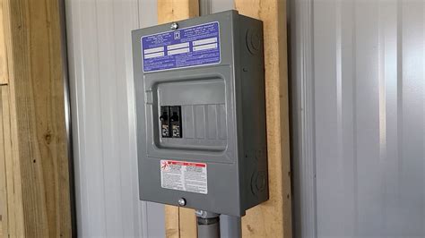 junction box though pole barn|main panel to pole barn wire.